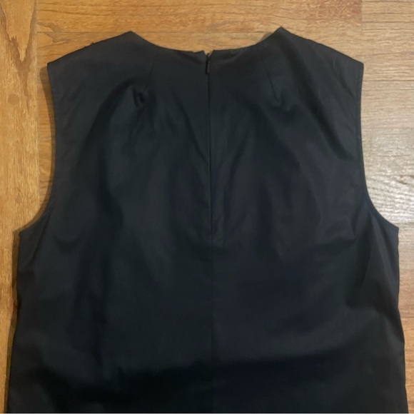 DKNY embroidered black sleeveless shift dress size S - Picture 9 of 14